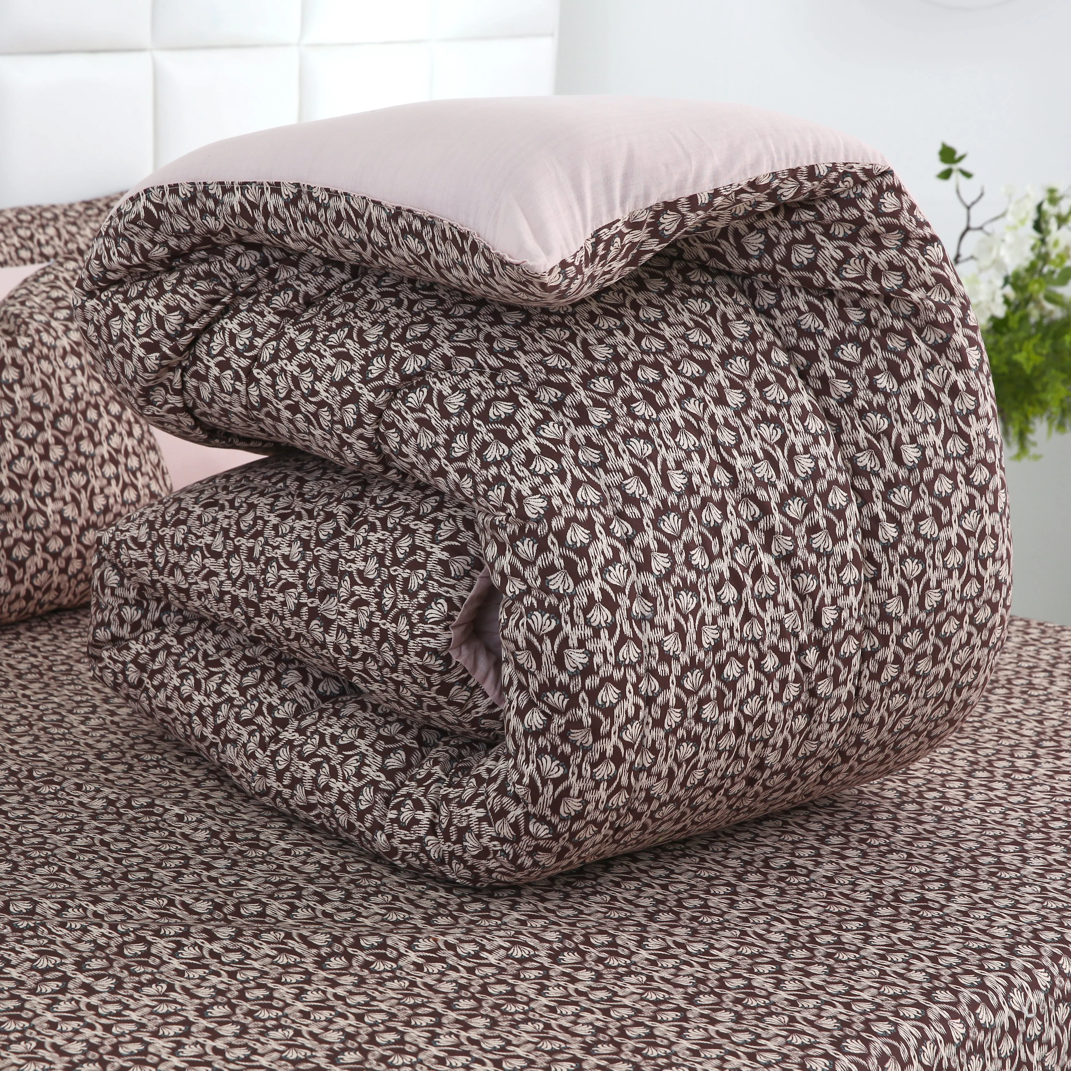 1 PC Double Winter Razai-Coral Reef