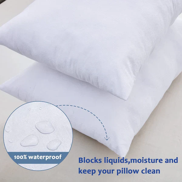 100% Water Repellent Pillow-White - Image 4