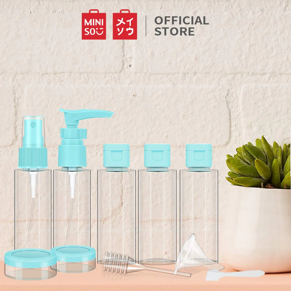 10PCs BPA Free Portable Toiletry Containers Set-Blue(SA2405-173) - Image 4