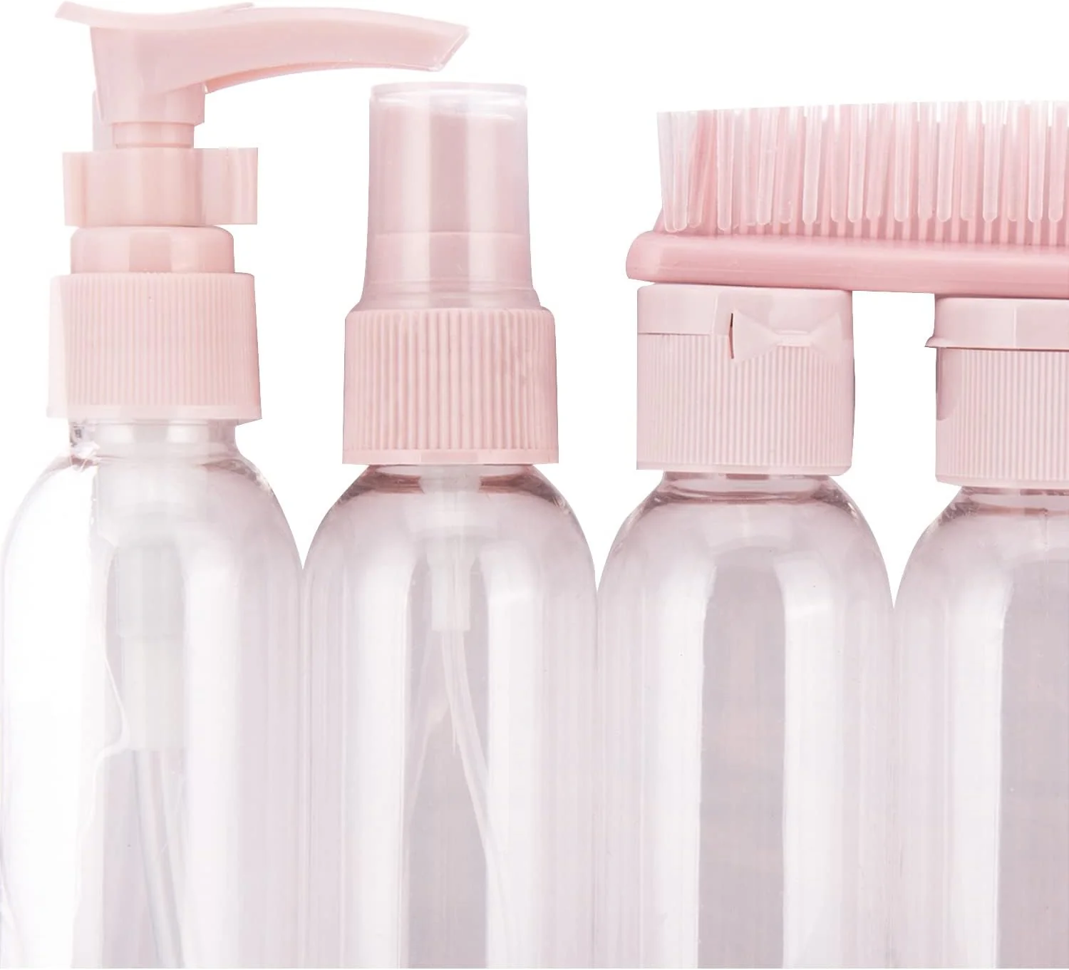 10PCs BPA Free Portable Toiletry Containers Set-Pink(SA2405-173) - Image 3