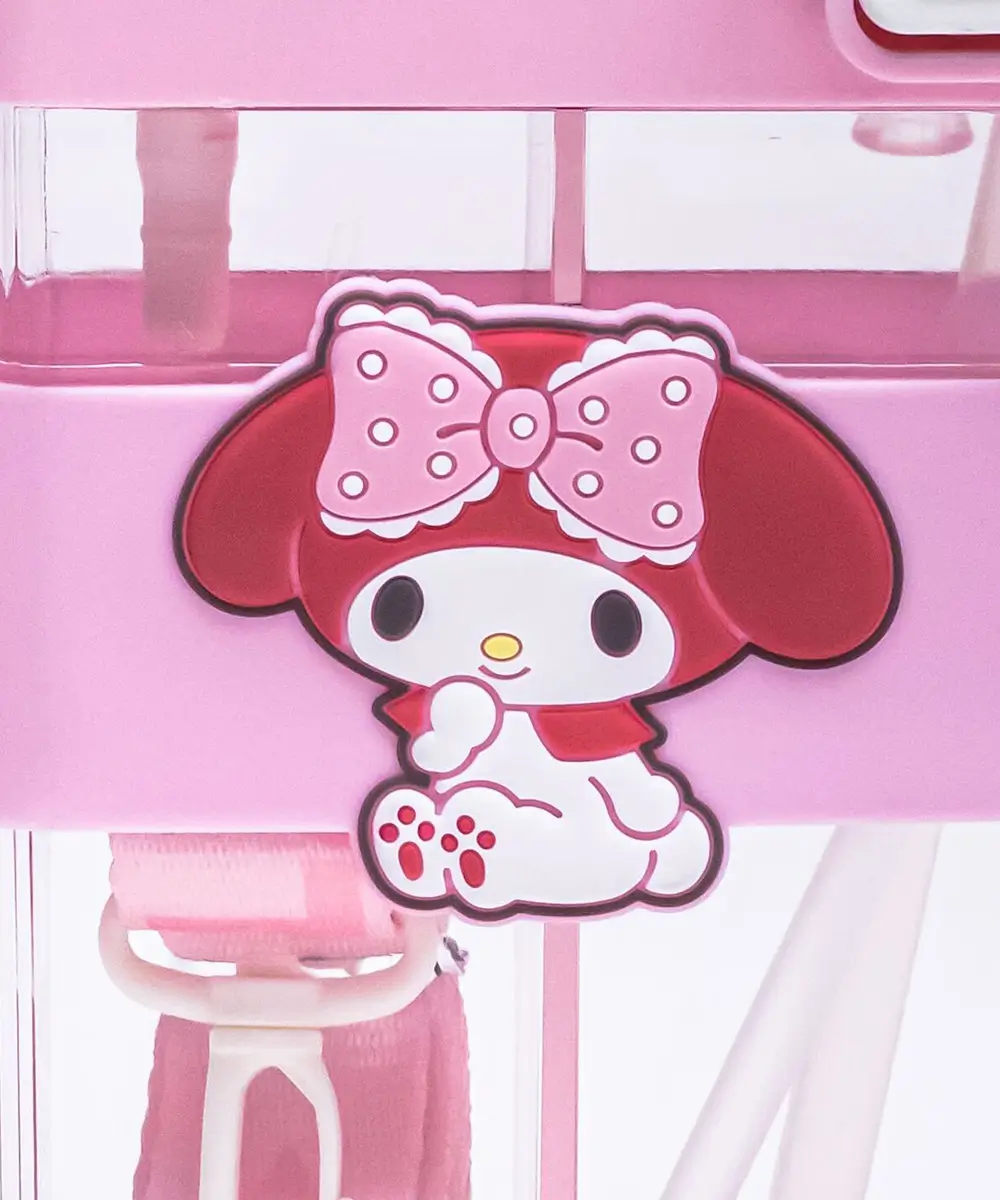 2 in 1 Cute Cartoon Dual Compartment Water Bottle with Straw (SA2510-148) - Image 8