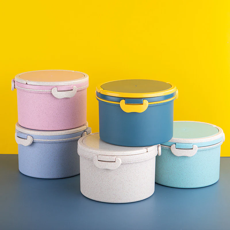 2 Layer Microwave Cycle Lunch Box(SA2405-06)-Yellow Over Green - Image 3