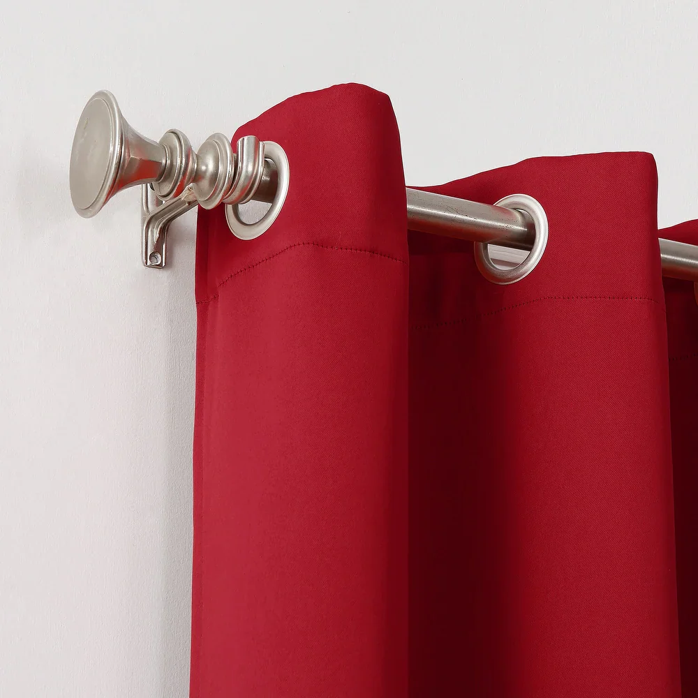 2 PCs Blackout Room Curtains-Maroon - Image 8