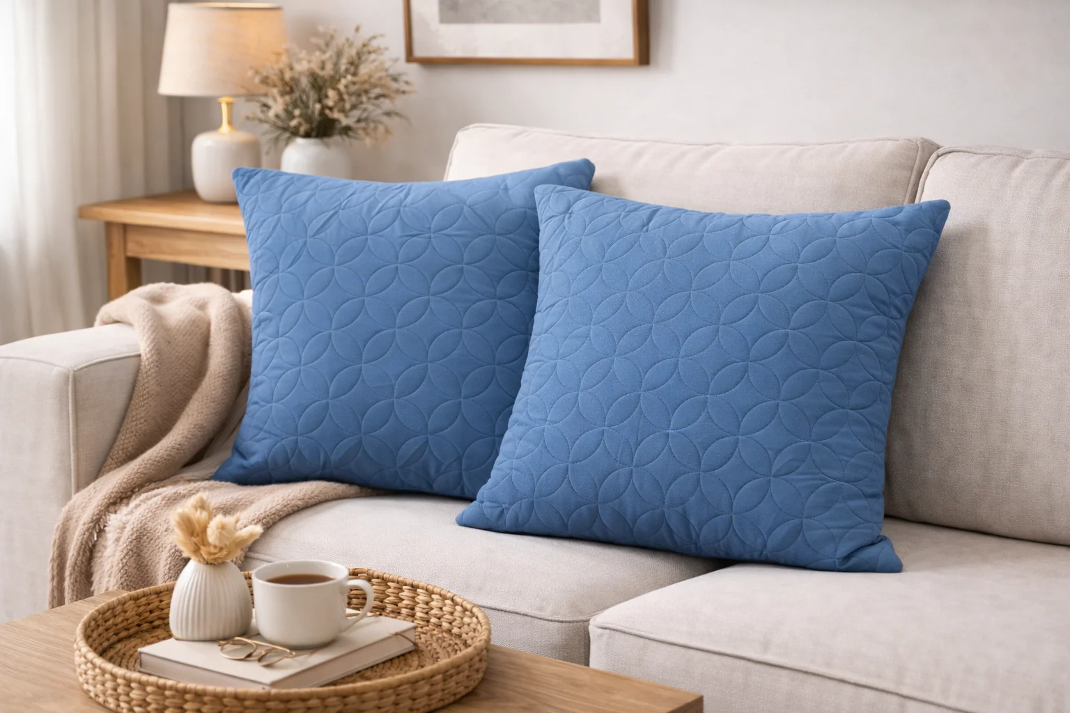 2 PCs Quilted Cushions-Patrol(Flower) - Image 2