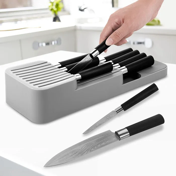 2 Tier Knife Organizer(SA2405-71)-(5610)D/Grey - Image 8