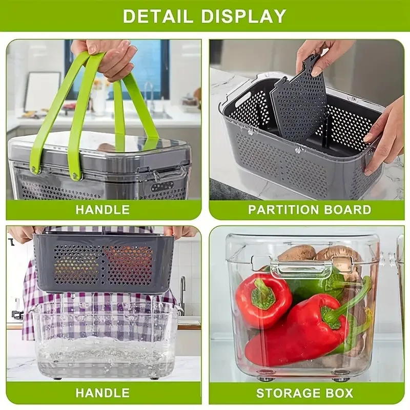 22PCs Multi-functional Food Chopper with Large Container-SA2411-47 - Image 14