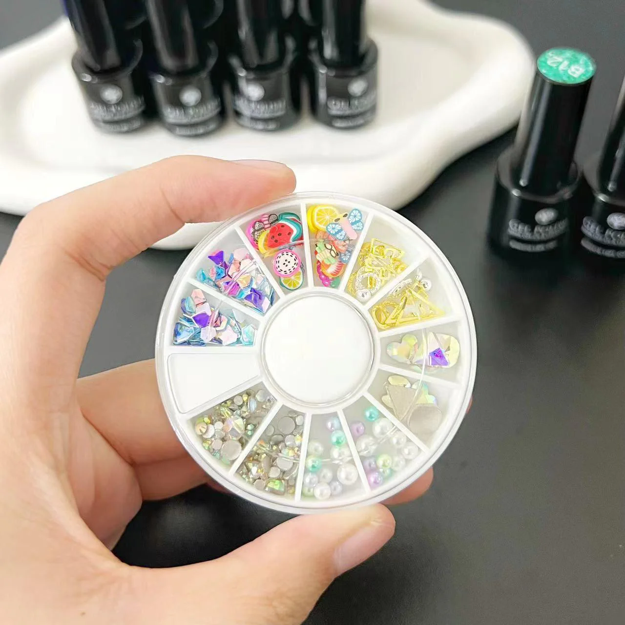 23 PCs Nail Art Acrylic Gel Nail Polish Set - Image 5