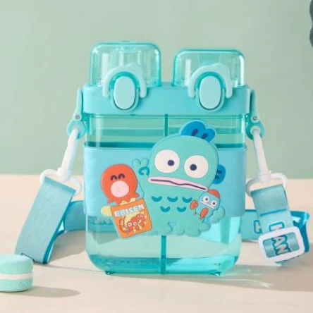 2IN1 PARTITIONED WATER BOTTLE FOR KIDS (SA2510-149)Sea Green