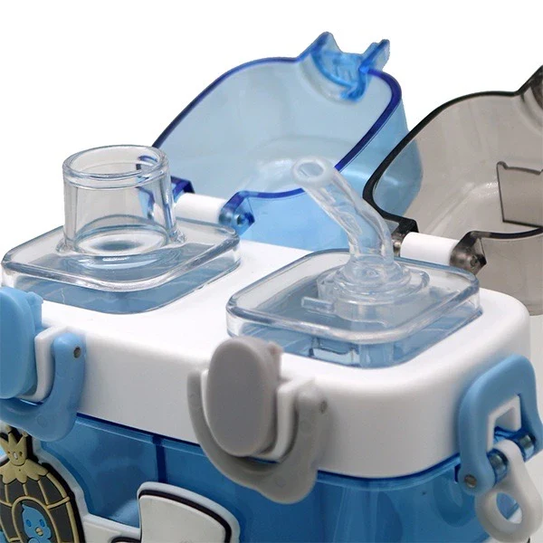 2IN1 PARTITIONED WATER BOTTLE FOR KIDS (SA2510-149)Blue - Image 2