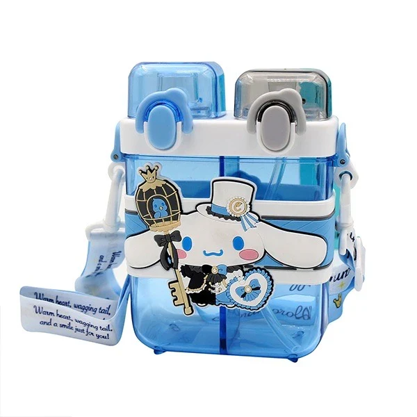 2IN1 PARTITIONED WATER BOTTLE FOR KIDS (SA2510-149)Blue - Image 3