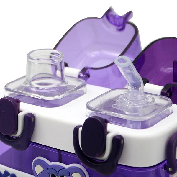 2IN1 PARTITIONED WATER BOTTLE FOR KIDS (SA2510-149)PURPLE - Image 3