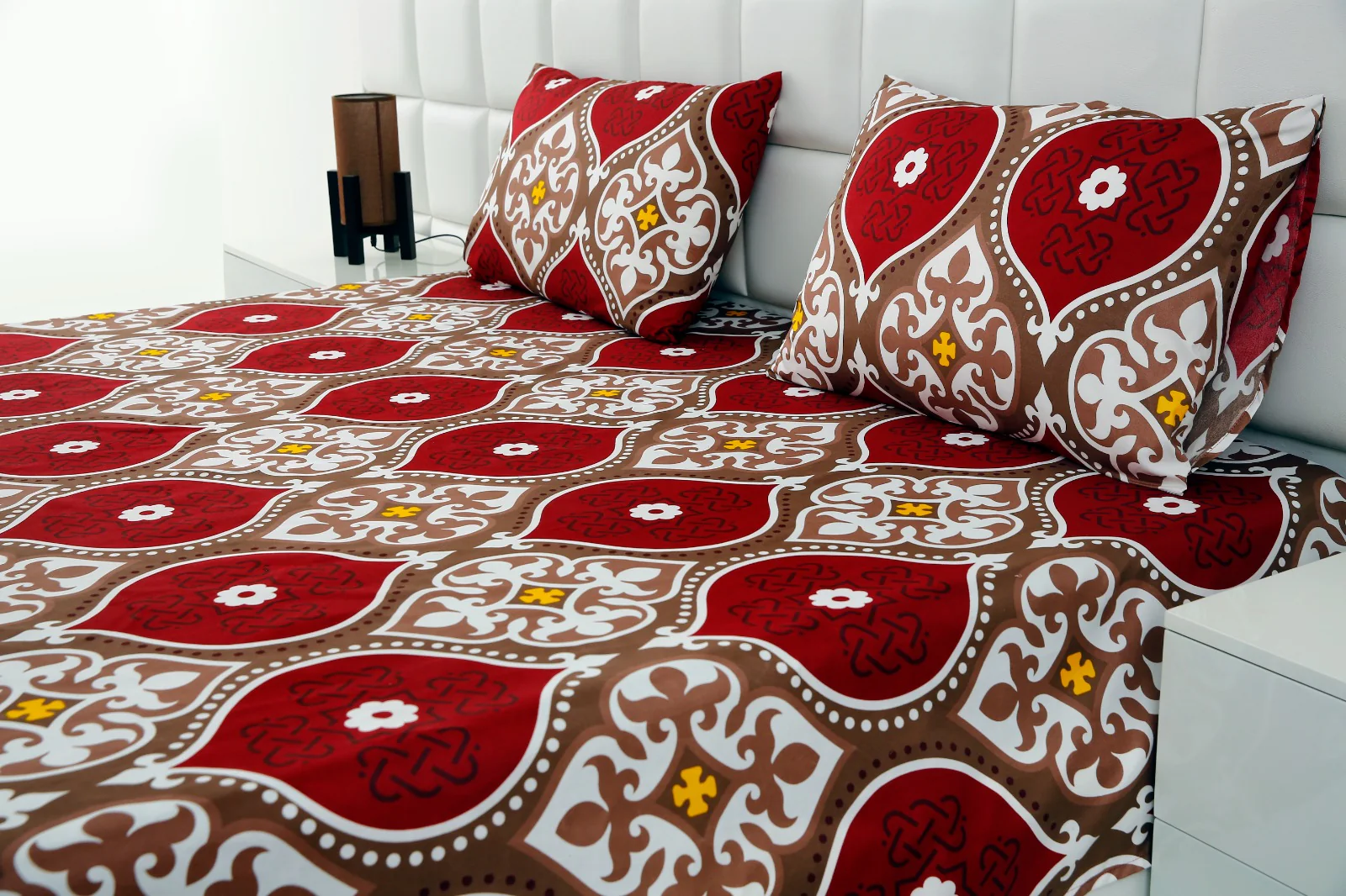 2Pcs Single Bed Sheet-Brown Crown - Image 8