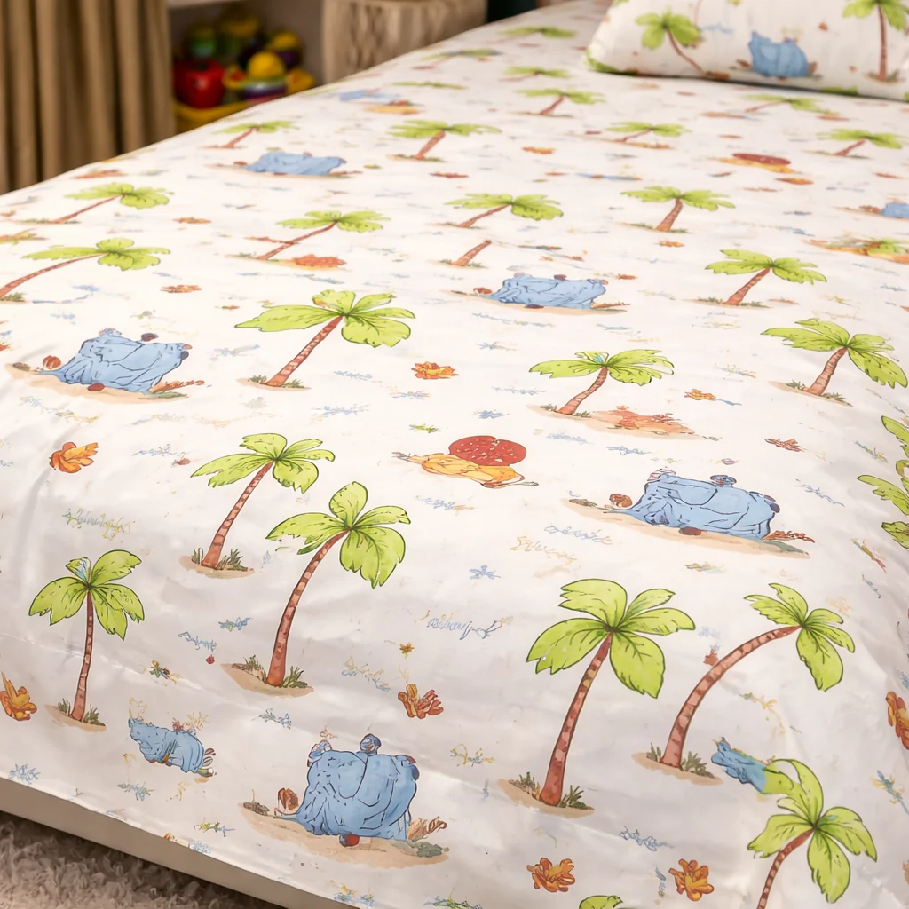 2Pcs Single Bed Sheet-SB185 - Image 3