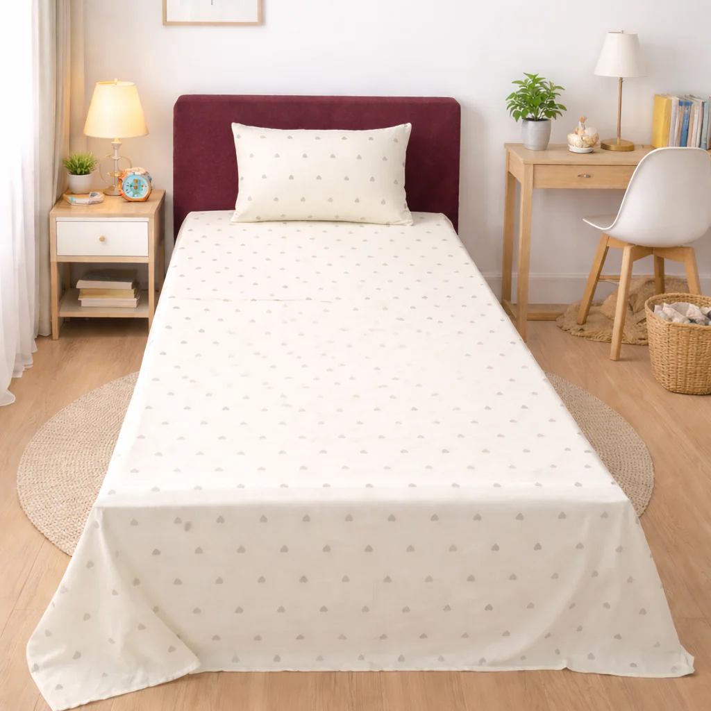 2Pcs Single Bed Sheet-SB332