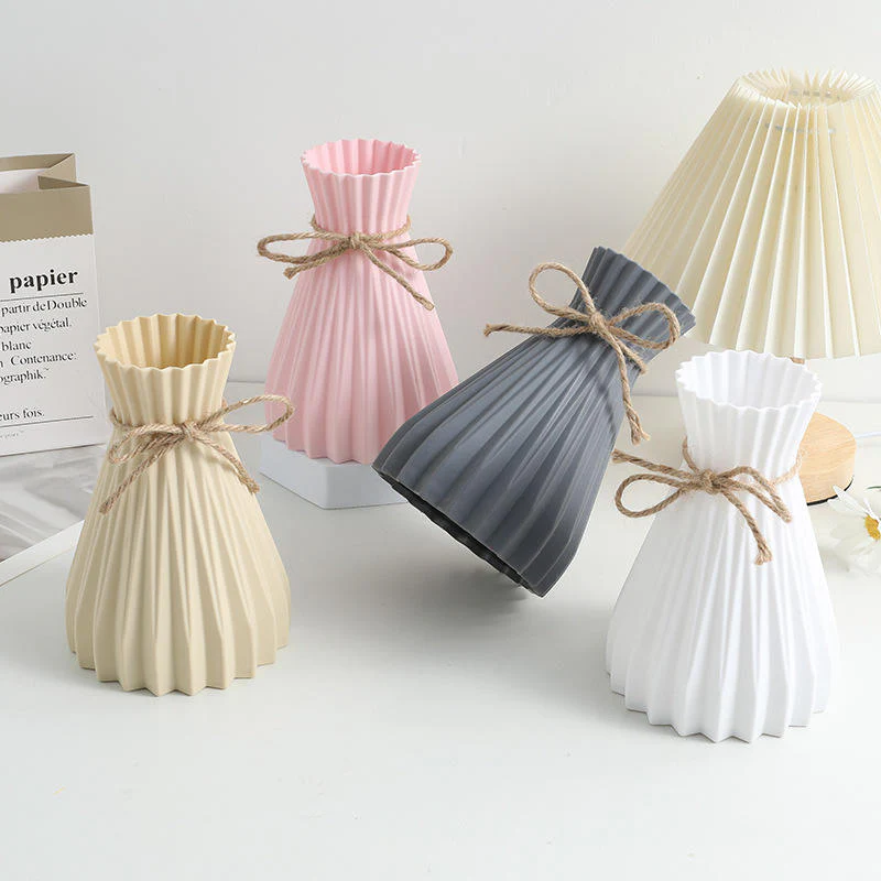 2PCs Striped Tabletop Vase (SA2510-100) - Image 5