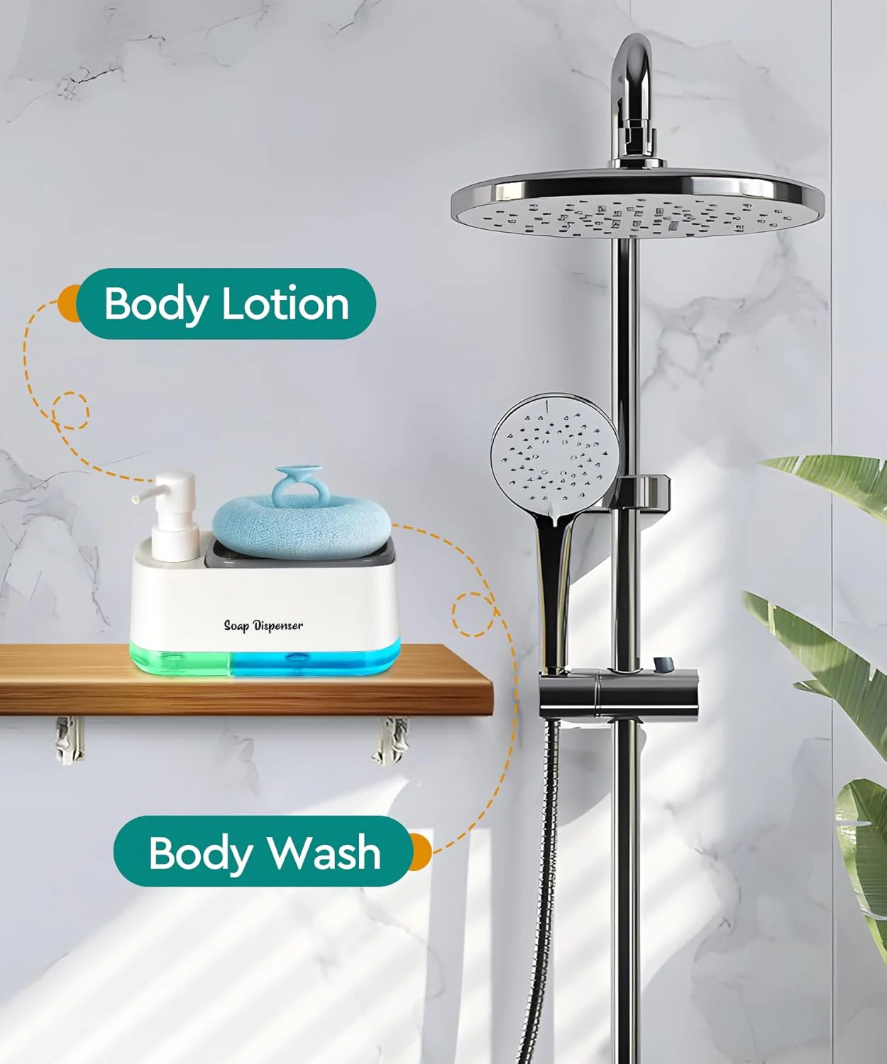 3-in-1 Hand and Dish Soap Dispenser (SA2510-013) - Image 7