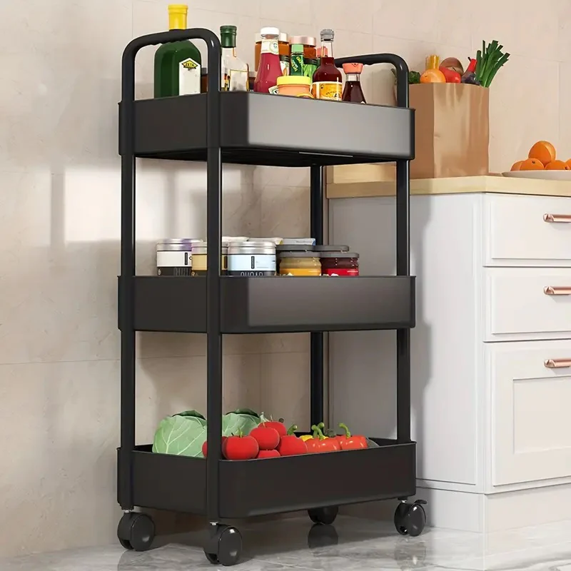 3-Layers Multi-function Trolley Storage Organizer(5295) - Image 6