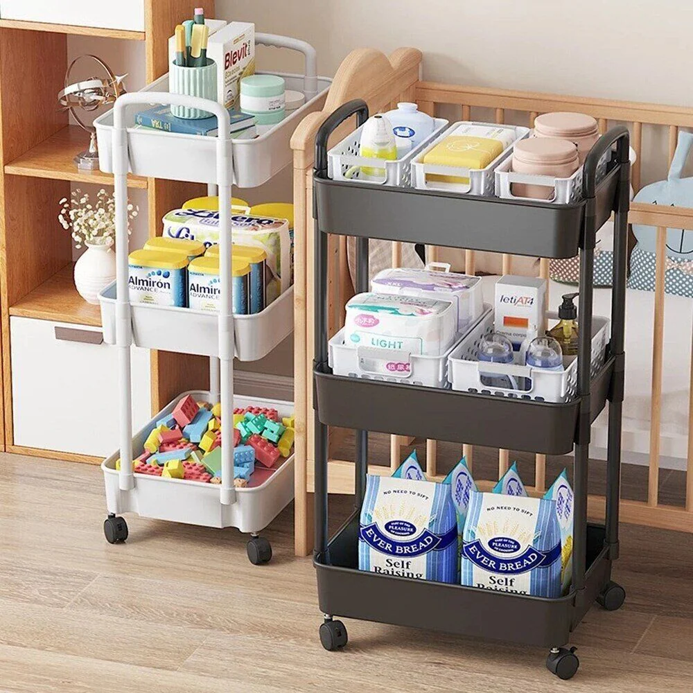3-Layers Multi-function Trolley Storage Organizer(5295) - Image 9