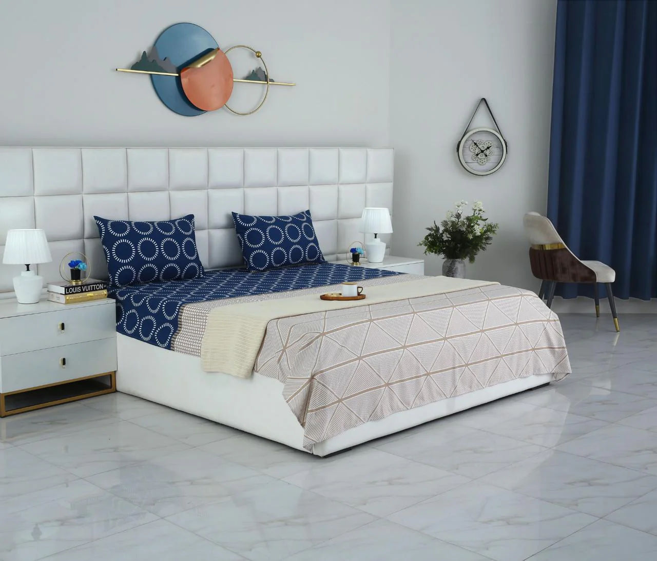 3 PCs Bed Sheet-Starry Nights - Image 3
