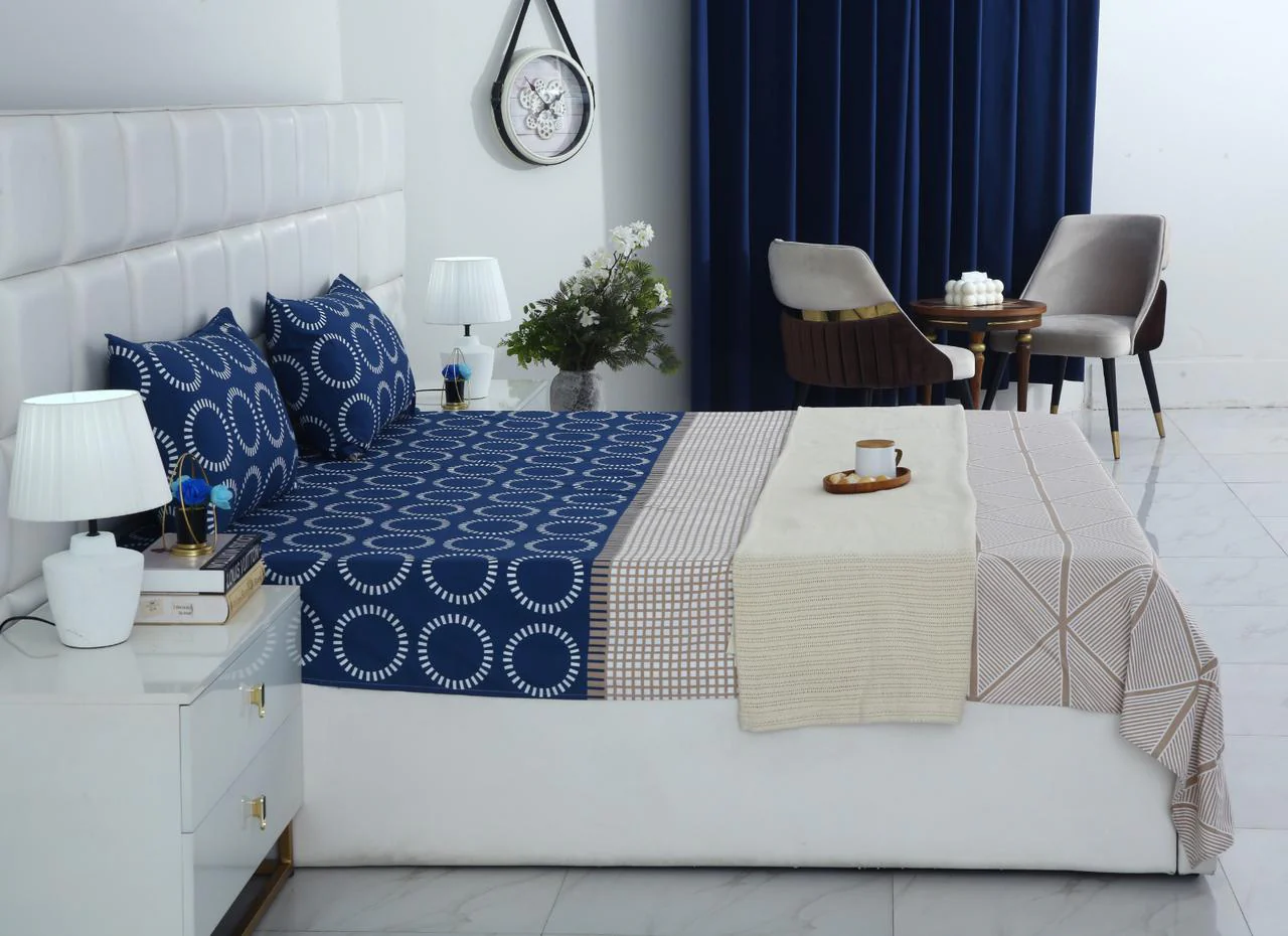 3 PCs Bed Sheet-Starry Nights - Image 4