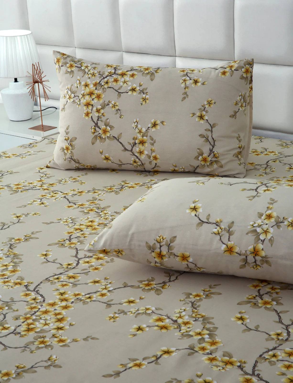 3 PCs Double Bed Sheet-DB-243 - Image 5