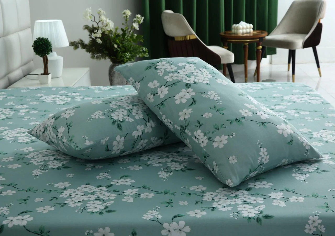 3 PCs Double Bed Sheet-DB-255 - Image 2