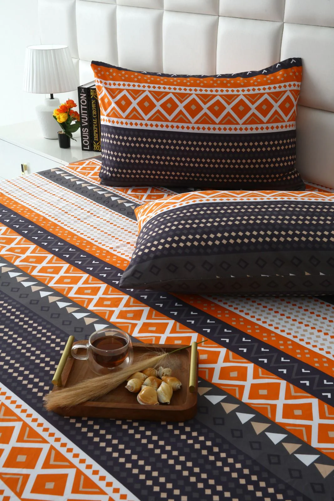 3 PCs Double Bed Sheet-Mexican Style - Image 2