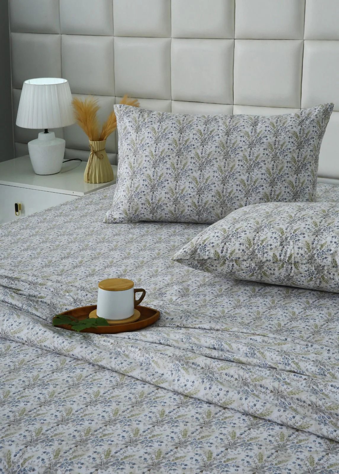 3 PCs Double Bed Sheet With Same Packing-Wildflower - Image 7