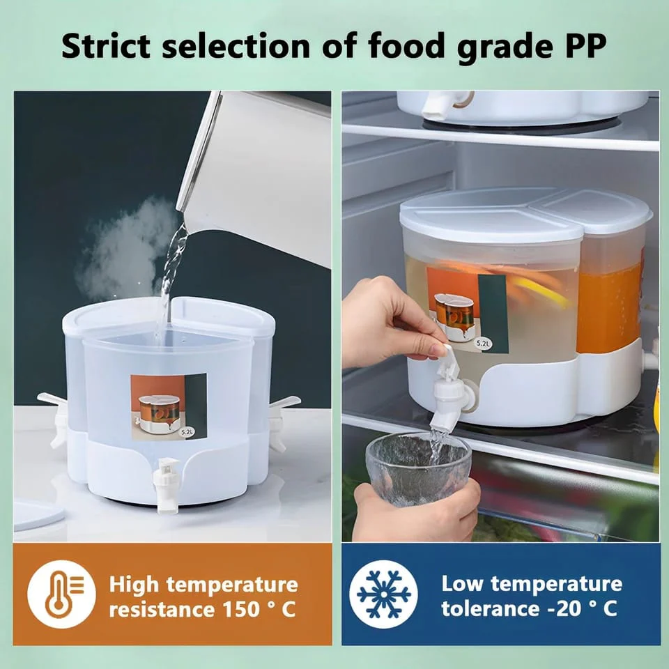 3 Portions 360° Rotatable Juice 5453 Dispenser - Image 33