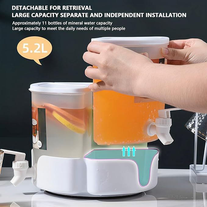 3 Portions 360° Rotatable Juice 5453 Dispenser - Image 8