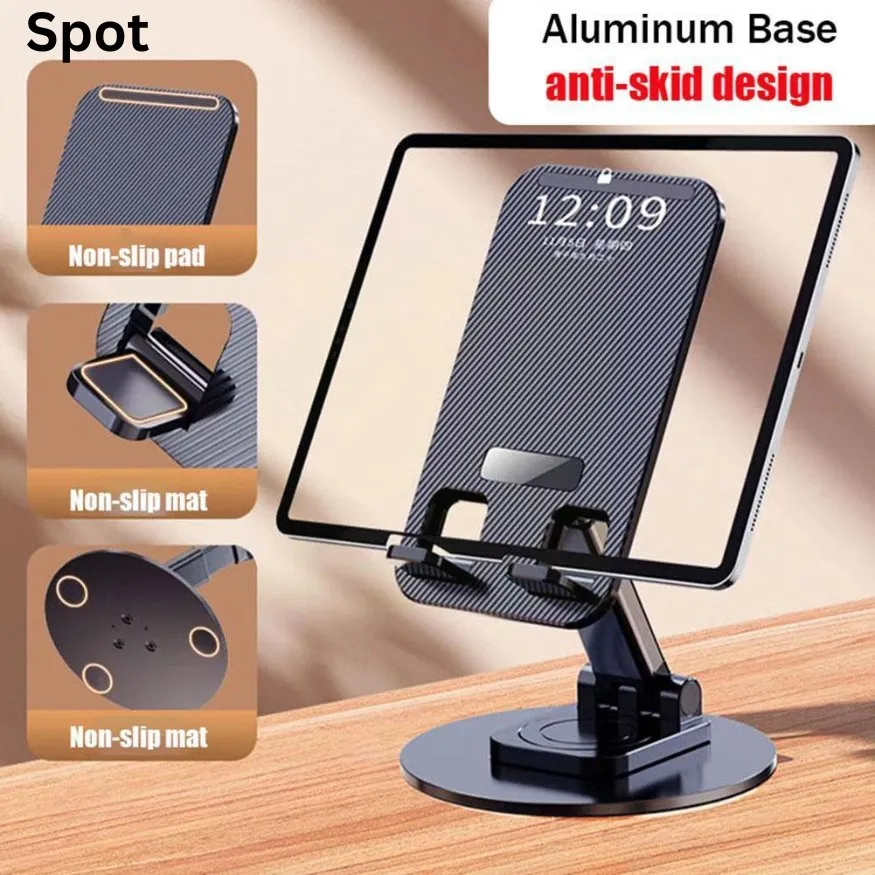360° Rotating Aluminum Tablet & Laptop Holder Stand (SA2510-064) - Image 3