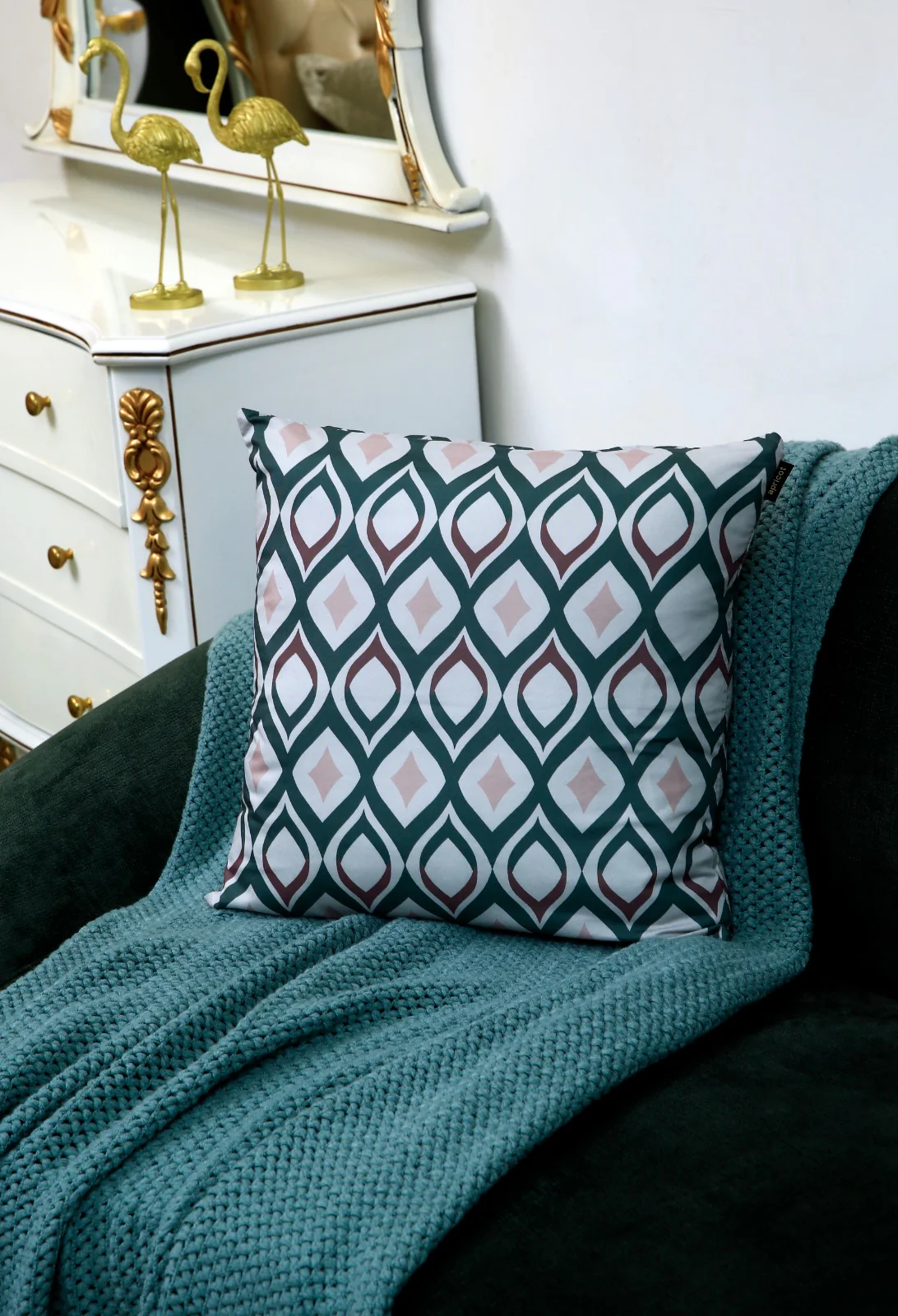 4 PCs Digital Printed Cotton Cushions-HOME - Image 9