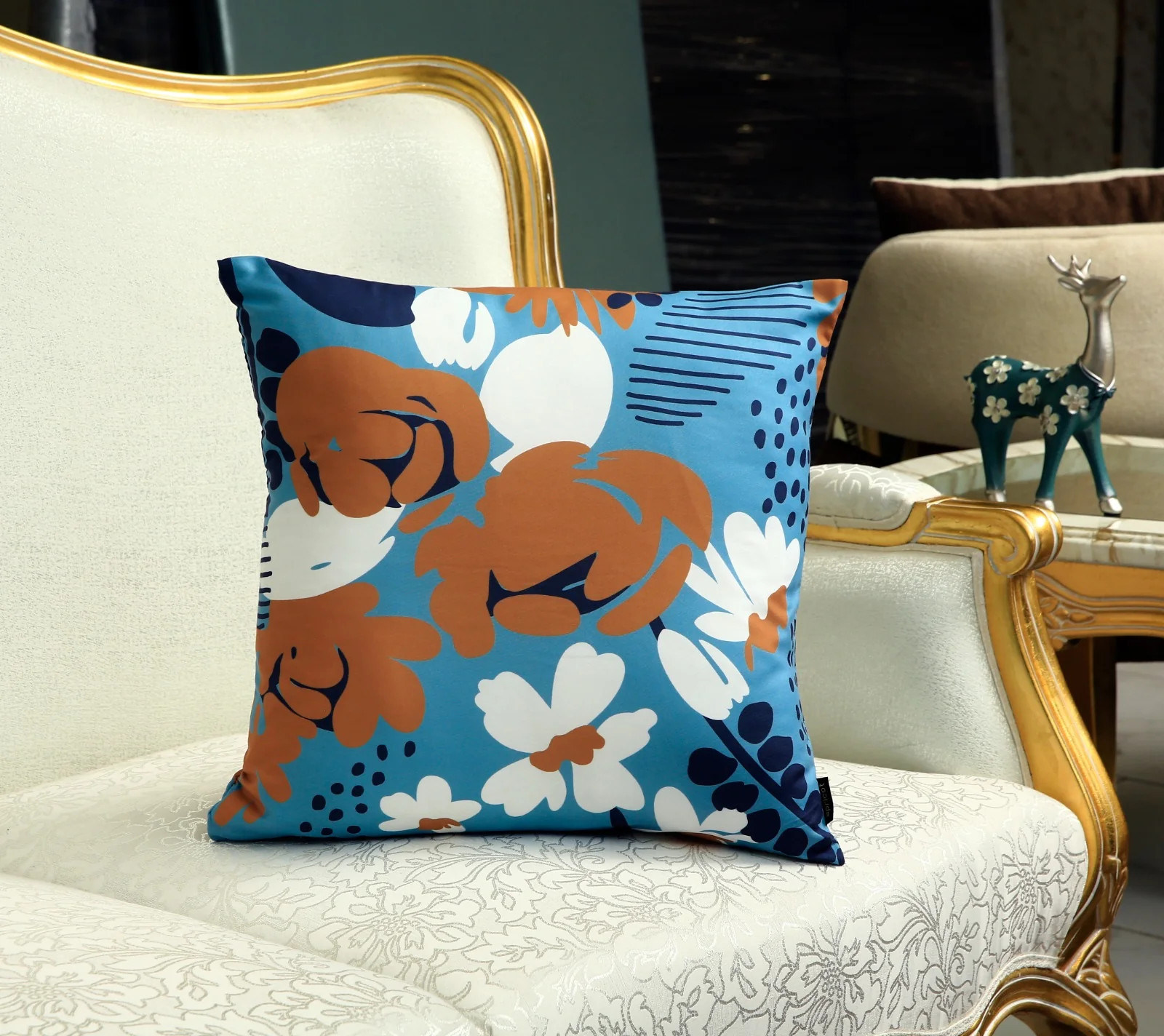 4 PCs Digital Printed Cotton Cushions-Jazmin - Image 7