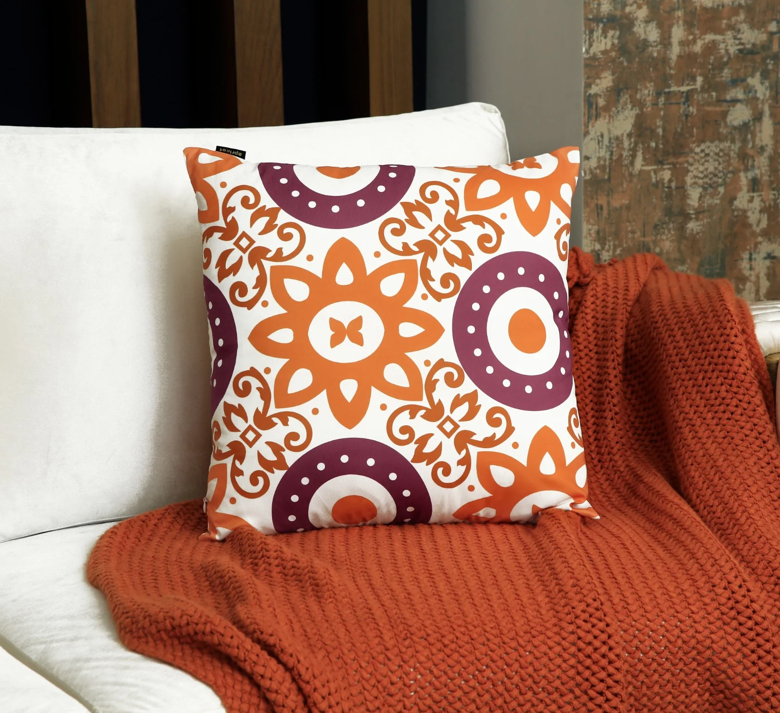 4 PCs Digital Printed Cotton Cushions-Spring Slumber - Image 3