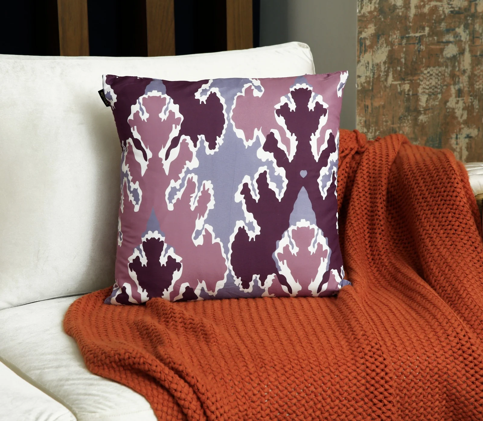 4 PCs Digital Printed Cotton Cushions-Spring Slumber - Image 4