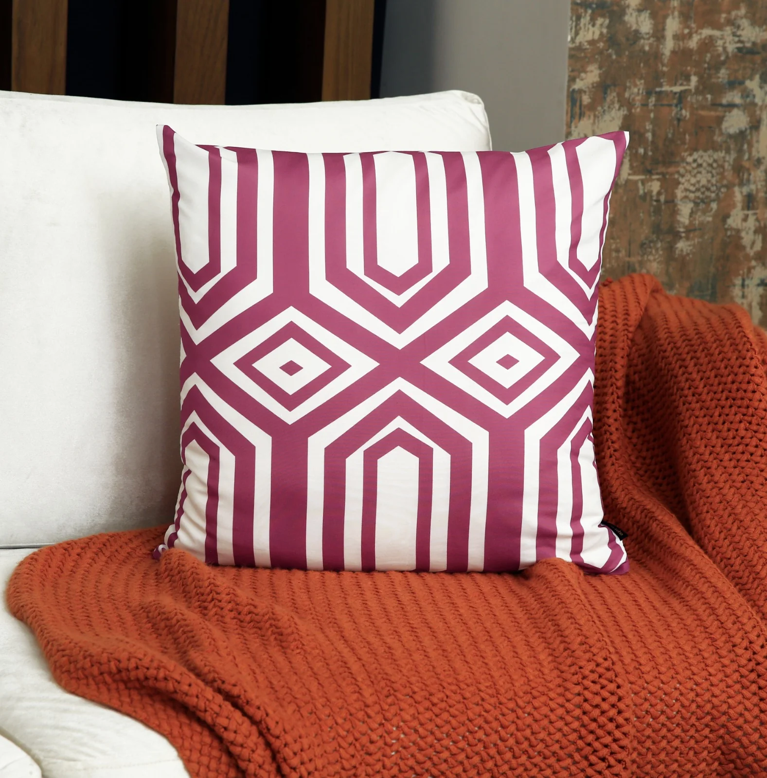 4 PCs Digital Printed Cotton Cushions-Spring Slumber - Image 5