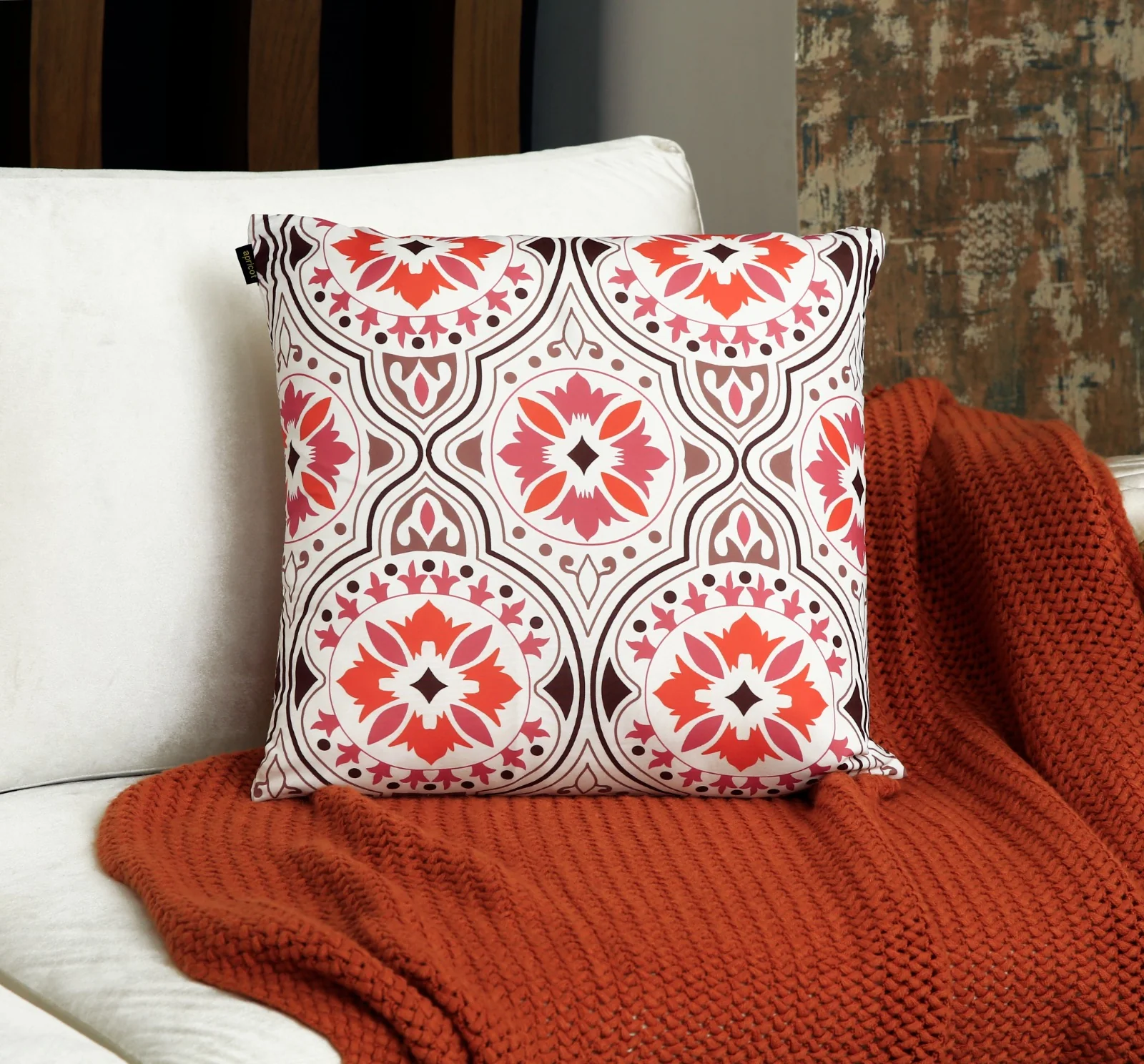 4 PCs Digital Printed Cotton Cushions-Spring Slumber - Image 6