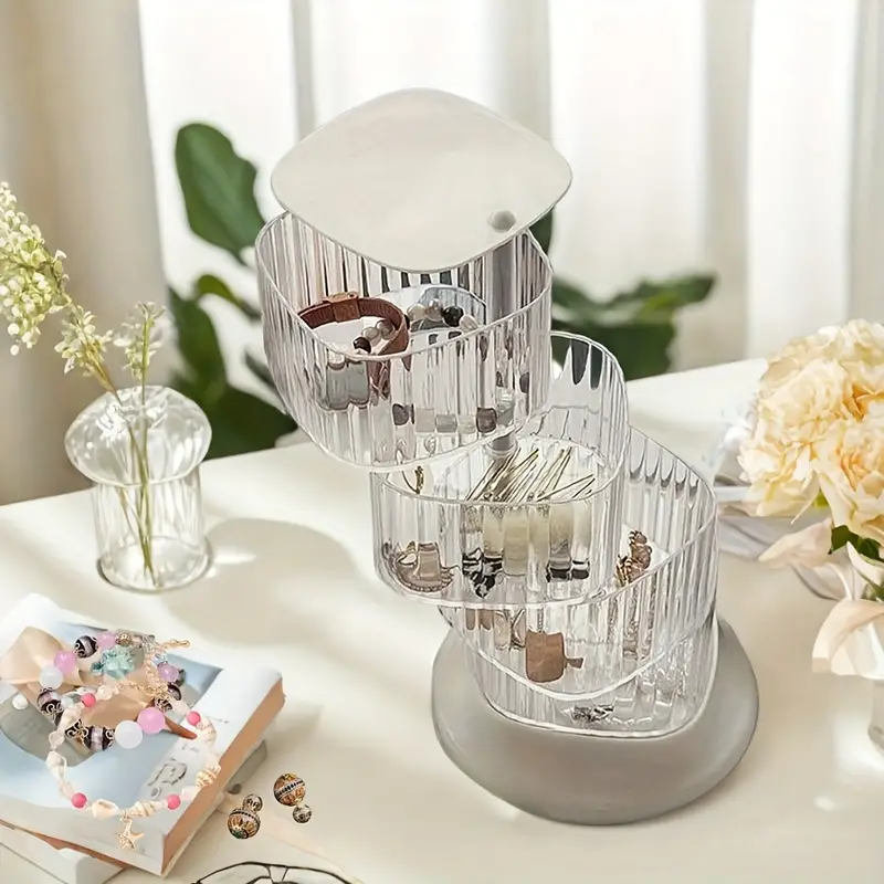 4 Tier Transparent Jewelry15293 Organizer