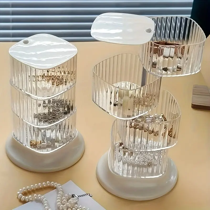 4 Tier Transparent Jewelry15293 Organizer - Image 5