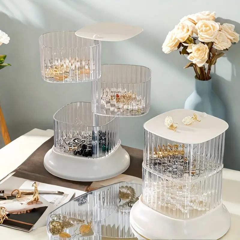 4 Tier Transparent Jewelry15293 Organizer - Image 7