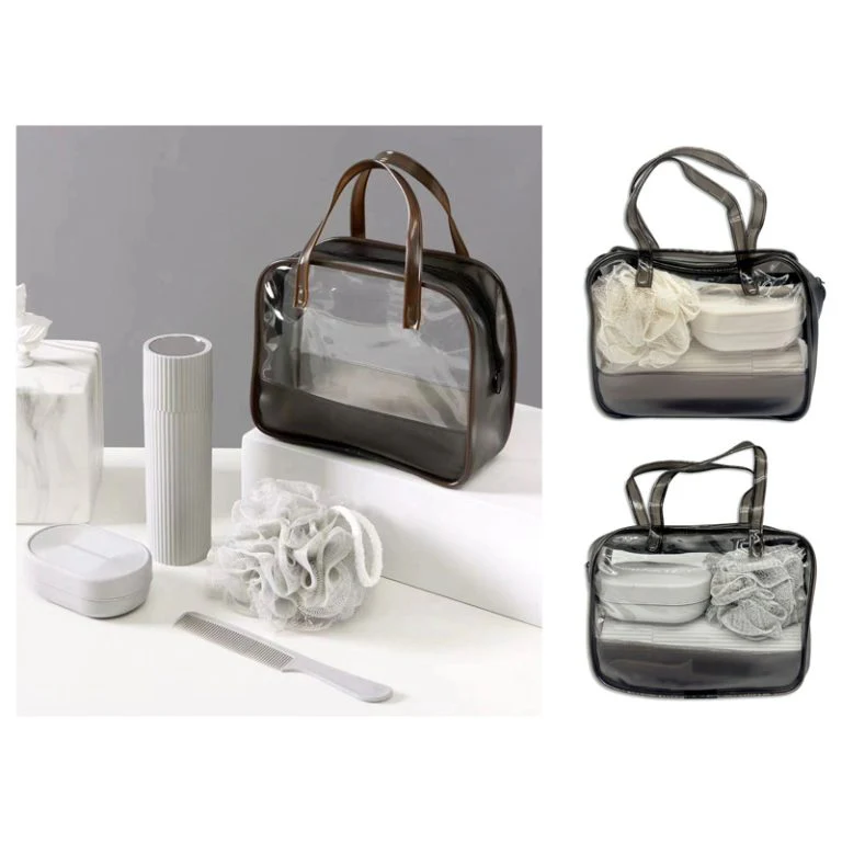 4Pcs Acrylic Travel Personal Tools With Bag-SA2408-293 - Image 6