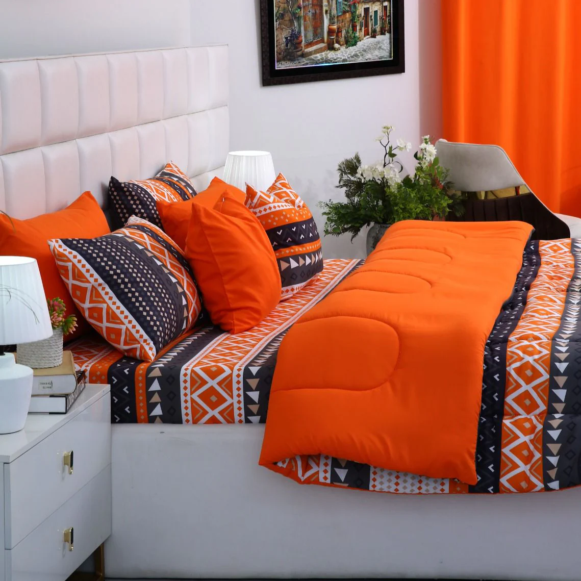 5 PCs Single Razai Set-Mexican Style