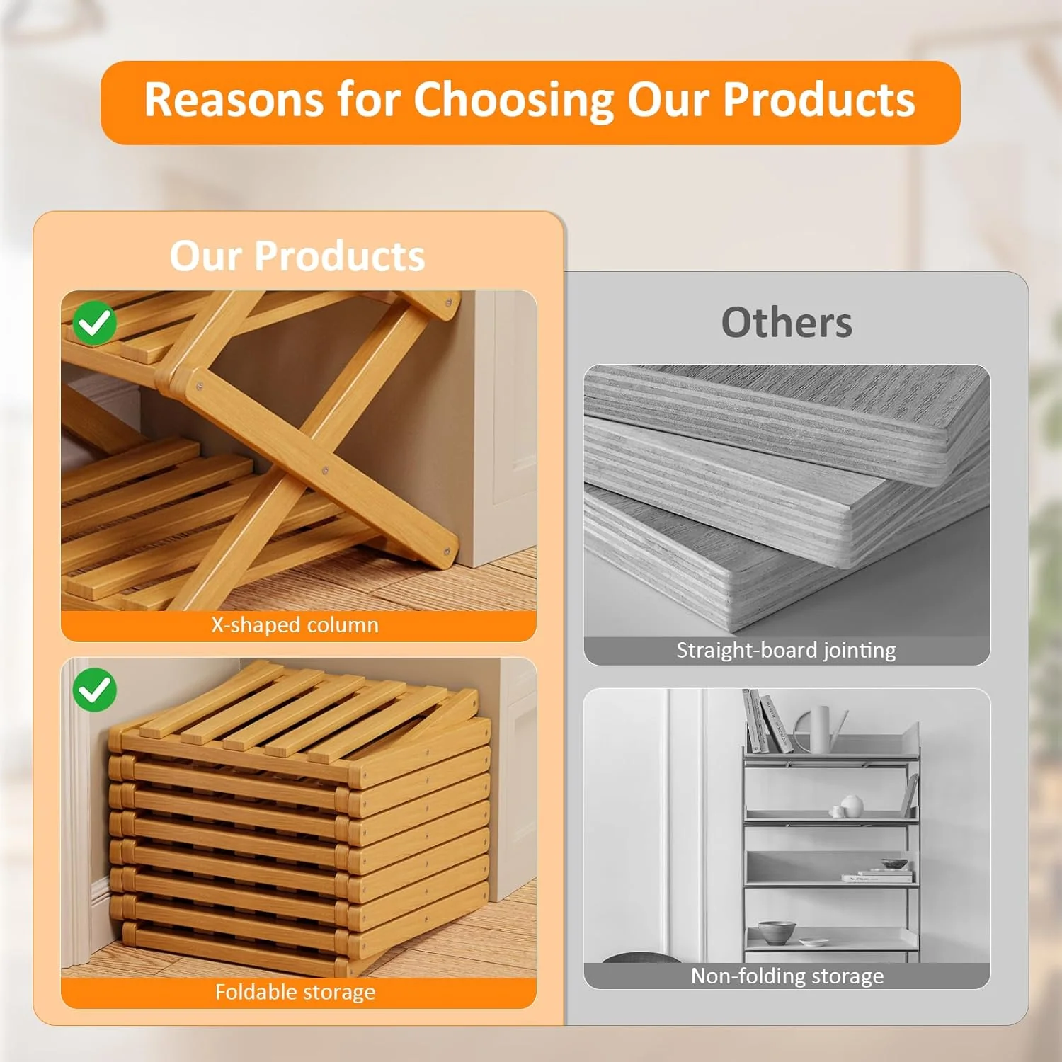 5 Tier Bamboo Shoe Rack (SA2510-052) - Image 5