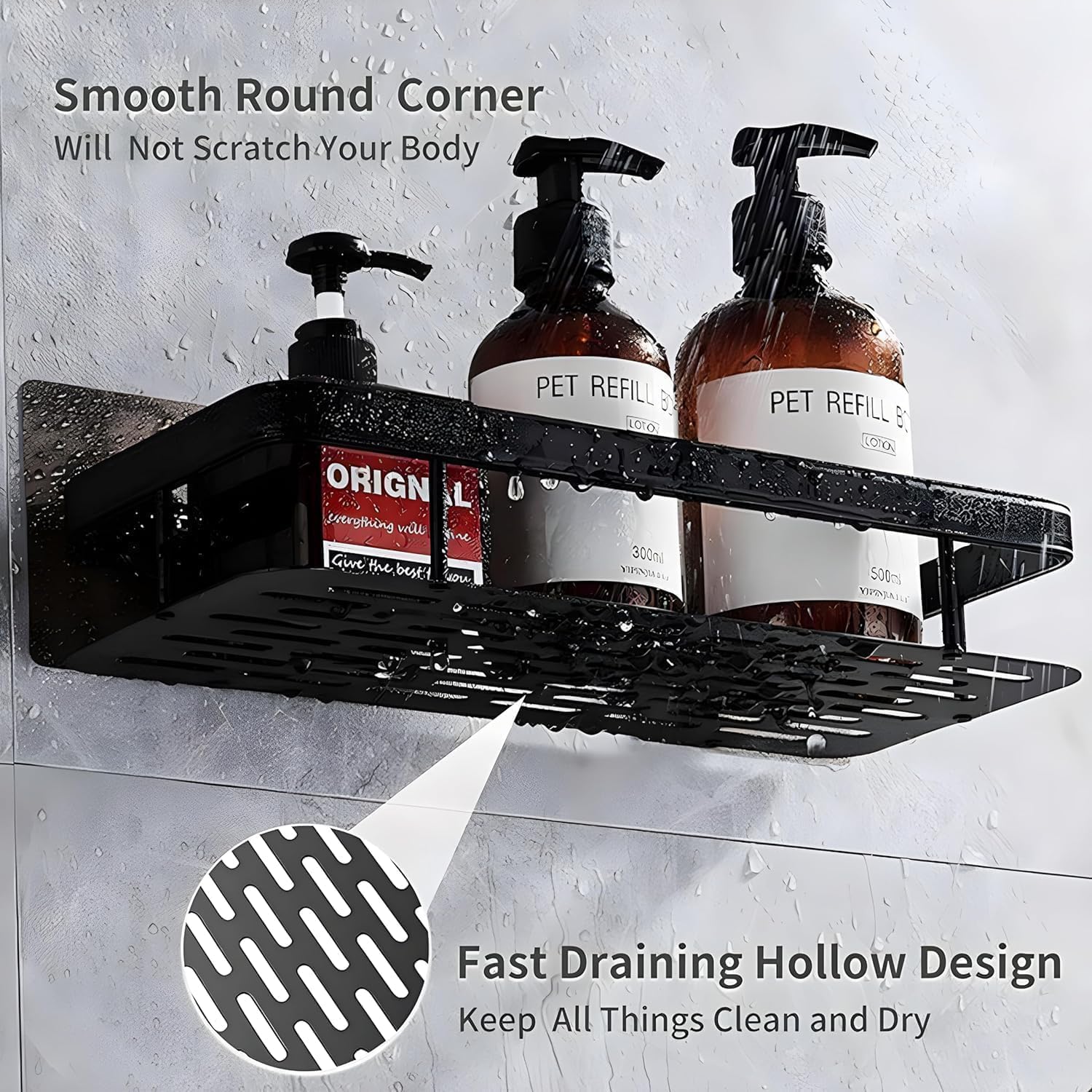 5PCs Wall Mounted Organizers-SA2408-112 - Image 4