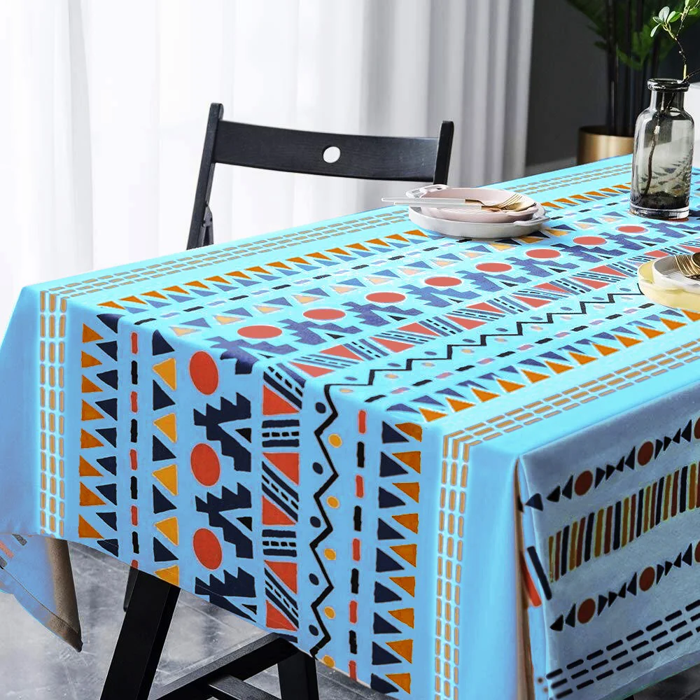 6 & 8 Seater Digital Printed Table Cover(3844)-TB22 - Image 2