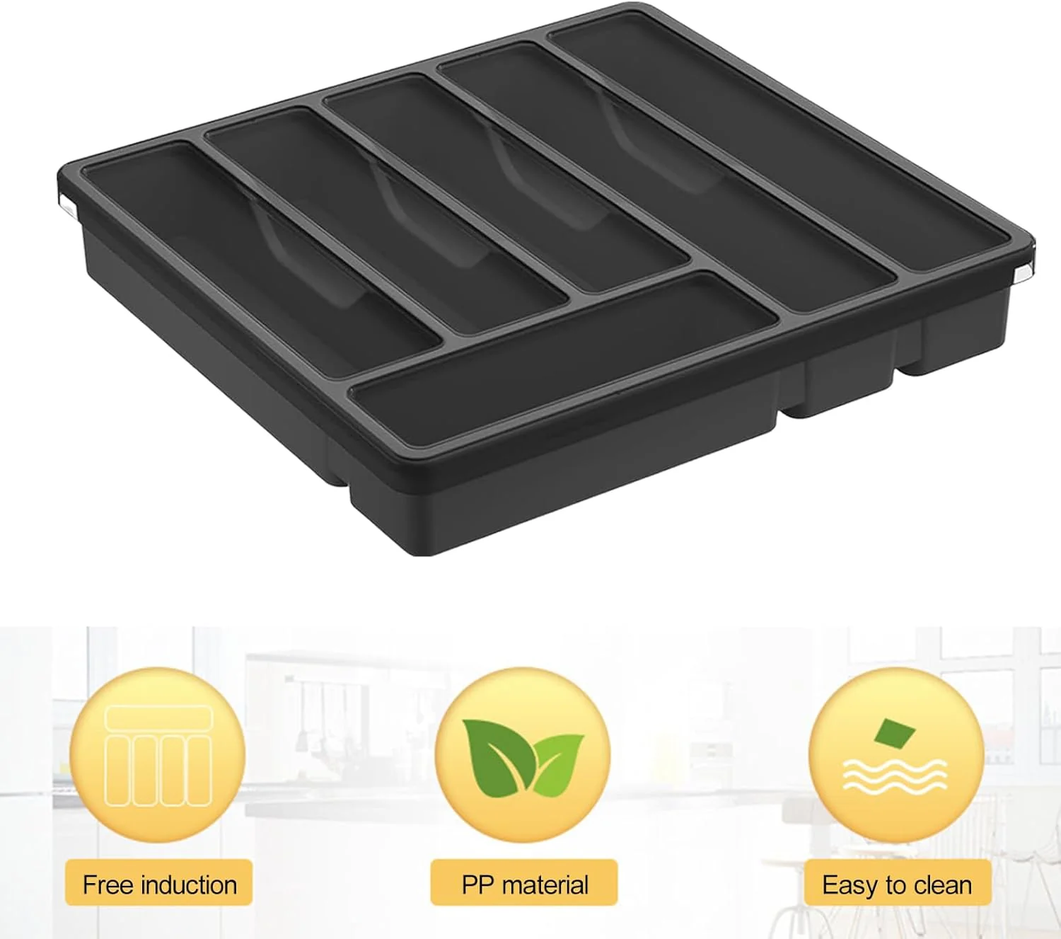 6 Compartments Drawer Countertop with Lid (SA2510-070) - Image 3
