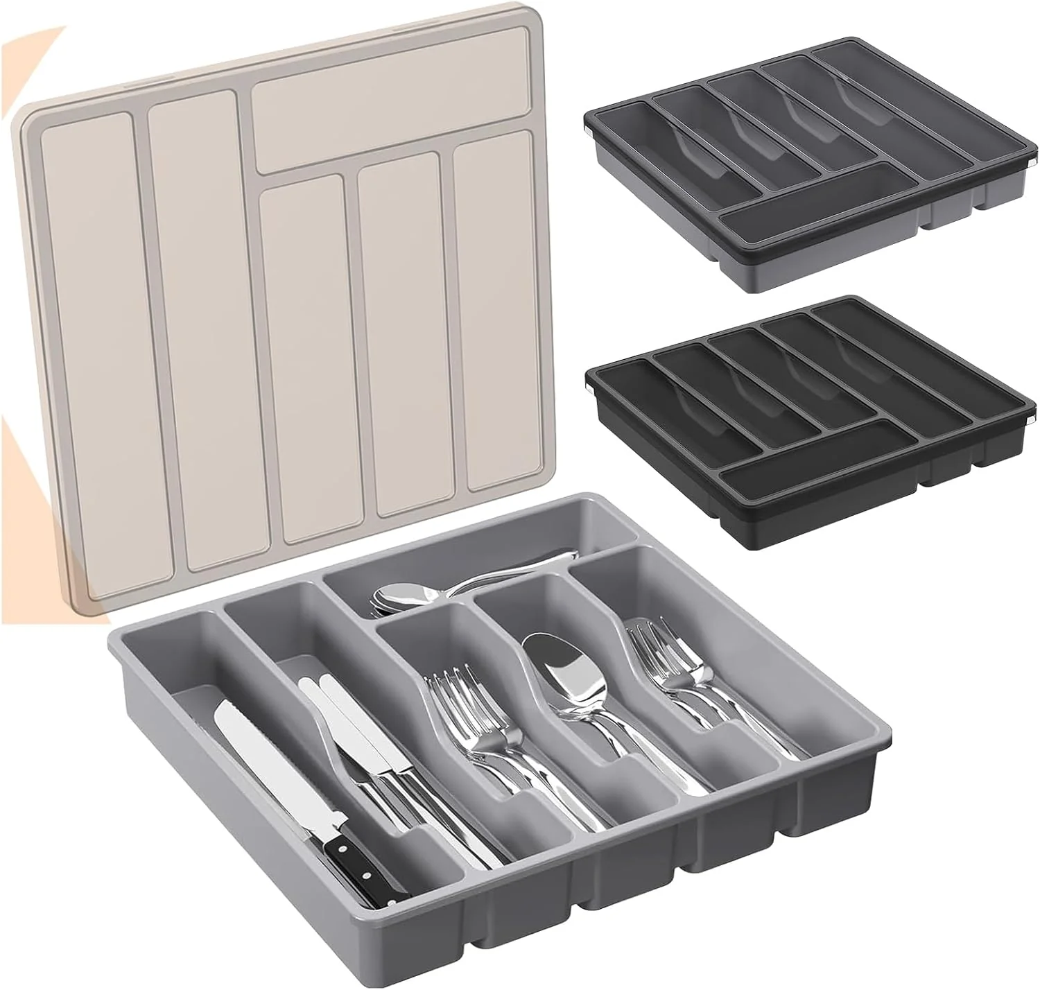 6 Compartments Drawer Countertop with Lid (SA2510-070) - Image 5