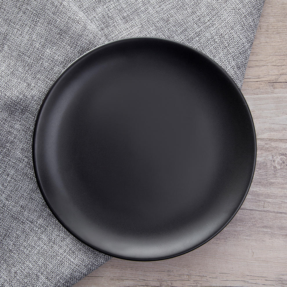 6 Creative Dining Plates-Black - Image 3