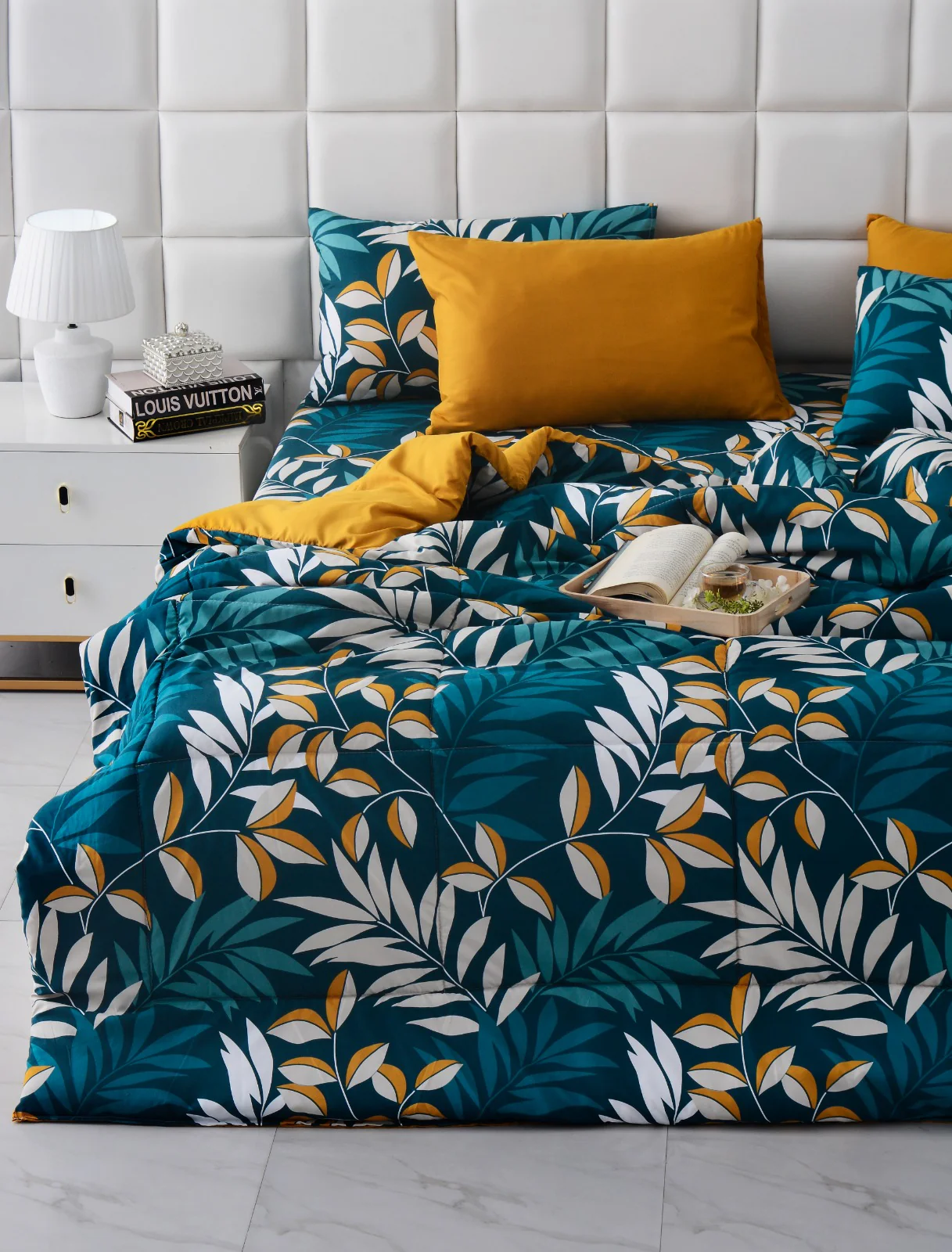6 PCs Summer Comforter Set-Tropicals - Image 10