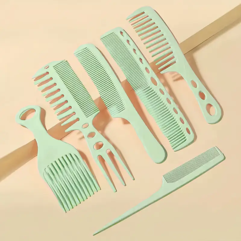 6pcs Comb Set Suitable For All Hair Types-SA2408-156 - Image 2